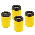 BlueStars 4 Pcs 796031 Air Filter with 797704 Foam Pre-cleaner
