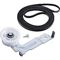 BlueStars 6602-001655 Dryer Drum Belt & DC93-00634A Idler Pulley & Clip
