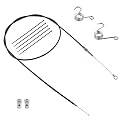 BlueStars 75-inch Go Kart Throttle Cable - Fits Predator 212cc GX160