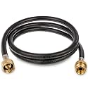 BlueStars [CSA Certified] 5 Feet Propane Torch Extension Hose for Propane Tree Distribution Tree Post Assembly, 1" x20 Male Throwaway Cylinder Thread, 1" x20 Female - T and Y Connector to Appliances