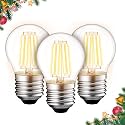 BlueStars G45 E26 Edison LED Filament Globe Bulb 120V 5W Non-Dimmable