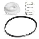 [Upgraded] BlueStars WH01X27538 Washer Drive Belt & WH05X24185 Clutch Kit