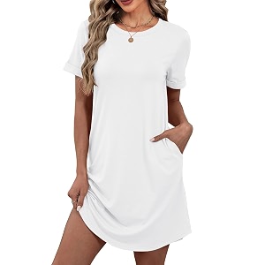 Bluetime Womens T Shirt Dresses Casual 2026