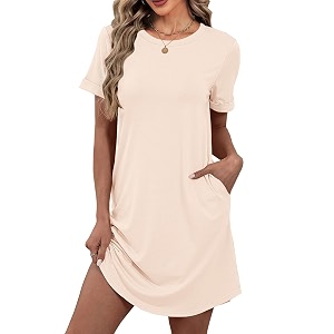 Bluetime Womens T Shirt Dresses Casual 2026