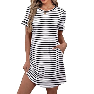 Bluetime Womens T Shirt Dresses Casual 2026