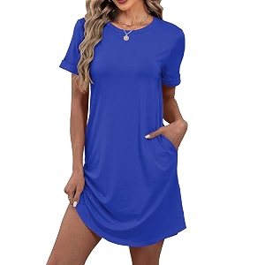 Bluetime Womens T Shirt Dresses Casual 2026