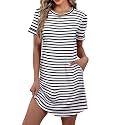 Bluetime Womens T Shirt Dresses Casual 2026