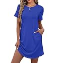 Bluetime Womens T Shirt Dresses Casual 2026