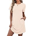 Bluetime Womens T Shirt Dresses Casual 2026