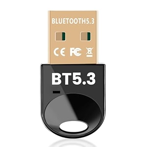 bluetooth 53edr usb adapter for pc - wireless dongle receiver transmitter for keyboard mouse speaker headset - windows 111081 compatible plug and play no driver required