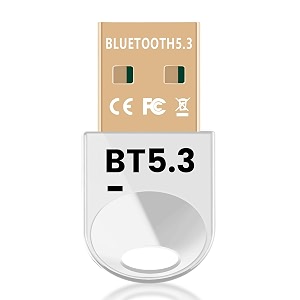 bluetooth 53edr usb adapter for pc wireless dongle receiver transmitter for keyboard mouse speaker headset support windows 111081 plug and play no driver required
