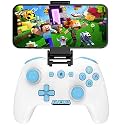 Bluetooth Controller for Switch/Mac/PC/Steam/Mobile Phone/iOS/Android//TV/iPad/Table/Apple Arcade MFi Games, switch pro controller wireless with Adjustable Dual Motion,Turbo,Macros,6-Axis,Wake Up for Black Myth: Wukong (Black