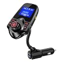 Bluetooth FM Transmitter for Car, Bluetooth Car Adapter, Black
