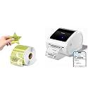Bluetooth Shipping Label Printer 4x6 with 500 Sheets 3 Inch Golden Star Holographic Thermal Labels, Bluetooth Thermal Label Printer for Shipping Packages, Compatible with USPS, Shopify, Amazon, Tiktok