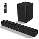 Bluetooth Sound bar with Subwoofer, 2.1 Channel Surround Sound