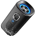 Bluetooth 5.4 Speaker, 2026 Wireless Bluetooth Speaker with 20W Stereo Deep Bass, HD Call, Colorful RGB Lights, TF-Card USB, TWS Pairing, IP-X7 Waterproof for Travel Party Home Beach Indoor Outdoor