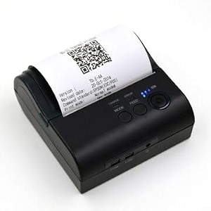bluetooth thermal printer apple red