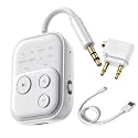 Bluetooth Transmitter Receiver, 3.5mm Auxiliary Jack Bluetooth Adapter with Qualcomm aptX Adaptive, Ideal for Airplanes, Gyms, Cars, and TVs, Supports 2 AirPods/Headphones