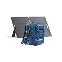 BLUETTI Solar Backpack Power Station Handsfree 1 with 120W Solar Panel Included, 268.8Wh 300W LiFePO4 Solar Generator with a 42L Backpack, All in One Solar Power System for Hiking, Photography, Travel