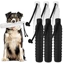Blueweenly Black,White Dog Bumper Toy Training Dummy, 6 Pcs