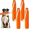 Blueweenly Orange Dog Bumper Toy Training Dummy, 6 Pcs
