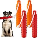 Blueweenly Red and Orange Dog Bumper Toy Training Dummy, 4 Pcs
