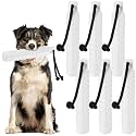 Blueweenly White Dog Bumper Toy Training Dummy, 6 Pcs