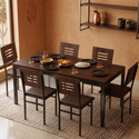 Bluewud 6 Seater Rectangular Dining Set with