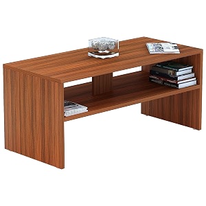 bluewud oliver engineered wood coffee center sofa teateapoy console table with storage for sofa set living room home hall walnut