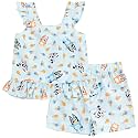 Bluey Bingo Matching Family Tank Top and Shorts Outfit Set