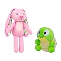 Bluey Friends 2-Pack Plush, Floppy and Turtleboy Stuffed Animals