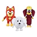Bluey Friends 3 Pack Plush Toys, Rusty, Lila and Snickers