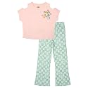 Bluey Girls' 2-Piece T-Shirt and Pants Set Toddler to Big Kid