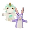 Bluey Unicorse & Bob Bilby Hand Puppet Plush Toys, 8-9”, 2-Pack