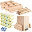 Blulu 1 Set 3-1/2" Newel Post Mounting Kit, Fastener Installation Kit
