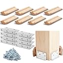 Blulu 2 Set 3" Newel Post Mounting Kit Deck Stair Floor Installation Kit