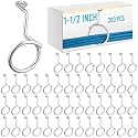Blulu 200 Pcs Bridle Rings, 1-1/2 Inch Low Voltage Wire Cable Rings