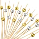 Blulu 200 Pcs Cocktail Picks Fancy Toothpicks for Appetizers
