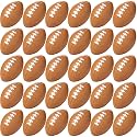 Blulu 30 Pack Mini Footballs Foam Sports Balls Bulk 2.17" for Kids Adult