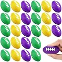 Blulu 30 Pack Mini Footballs Foam Sports Balls Bulk 2.17" for Kids Adult