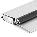 Blulu 36" 4 9/16" Aluminum Exterior Door Threshold Swing Threshold Heavy Duty Aluminum Door Sill Pan for Weatherproof &amp; Easy Install for Residential/Commercial Use (Silver)