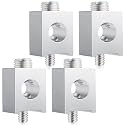 Blulu 4 Pieces Neutral Ground Lugs 6-2/0, Aluminum Breaker Lug Kit