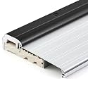 Blulu 48" Aluminum Exterior Door Threshold 5 5/8" Swing Threshold Sliver Heavy Duty Aluminum Door Sill Pan for Weatherproof & Easy Install for Residential/Commercial Use (1 Pcs)