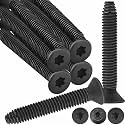 Blulu 6 Pack 5/16-18 x 2-1/2" Flat Head Self Tapping Trailer Deck Screws