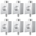 Blulu 6 Pieces Neutral Ground Lugs 4-2/0, Aluminum Breaker Lug Kit