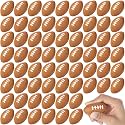 Blulu 80 Packs Mini Foam Football Bulk, 2.17" Football Party Favors Balls