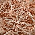 Blush Pink Crinkle Cut Paper Shred Filler, 1 LB Basket Filler Shredded Paper, Confetti Stuffing for Basket Filling, Halloween, Valentine's Day, Birthdays, Gift Wrapping, Stuffer Party Supplies