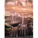 BlushBrew Pink Clear Highball Glasses Set of