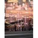 BlushBrew Pink Clear Highball Glasses Set of