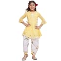 Blushup Girls Floral Printed Rayon Ethnic Wear